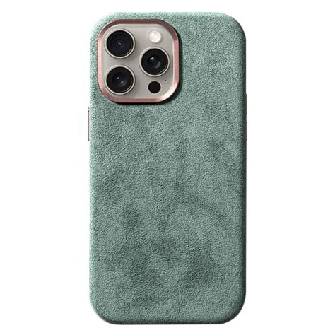 Alcantara iPhone 15 Pro Max Case .